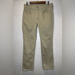 Levi’s 514 Classic Straight Fit Jeans Khaki Size 32x32